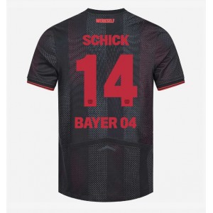 Bayer Leverkusen Patrik Schick #14 Jalkapallovaatteet Kotipaita 2025-26 Lyhythihainen